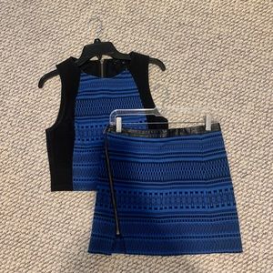 Skirt and Top Matching Set